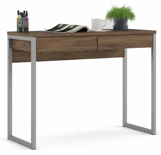 Tvilum Birou cu 2 sertare in decor de nuc, EFREM PLUS