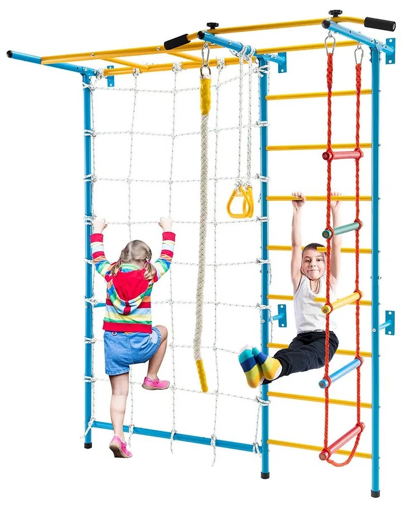 Perete de sport de interior 7 in 1 pentru copii
