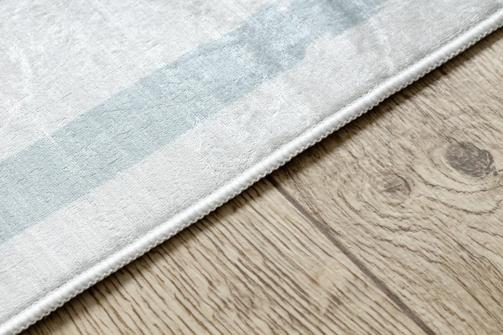 BAMBINO 46980 covor lavabil Pădure, străzi pentru copii anti-alunecare - alb / verde