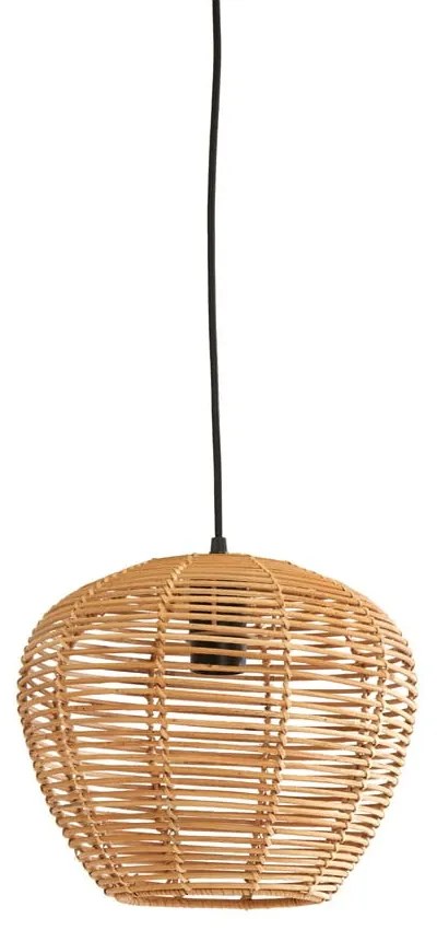 Abajur în culoare naturală ø 29 cm Latvia – Light & Living