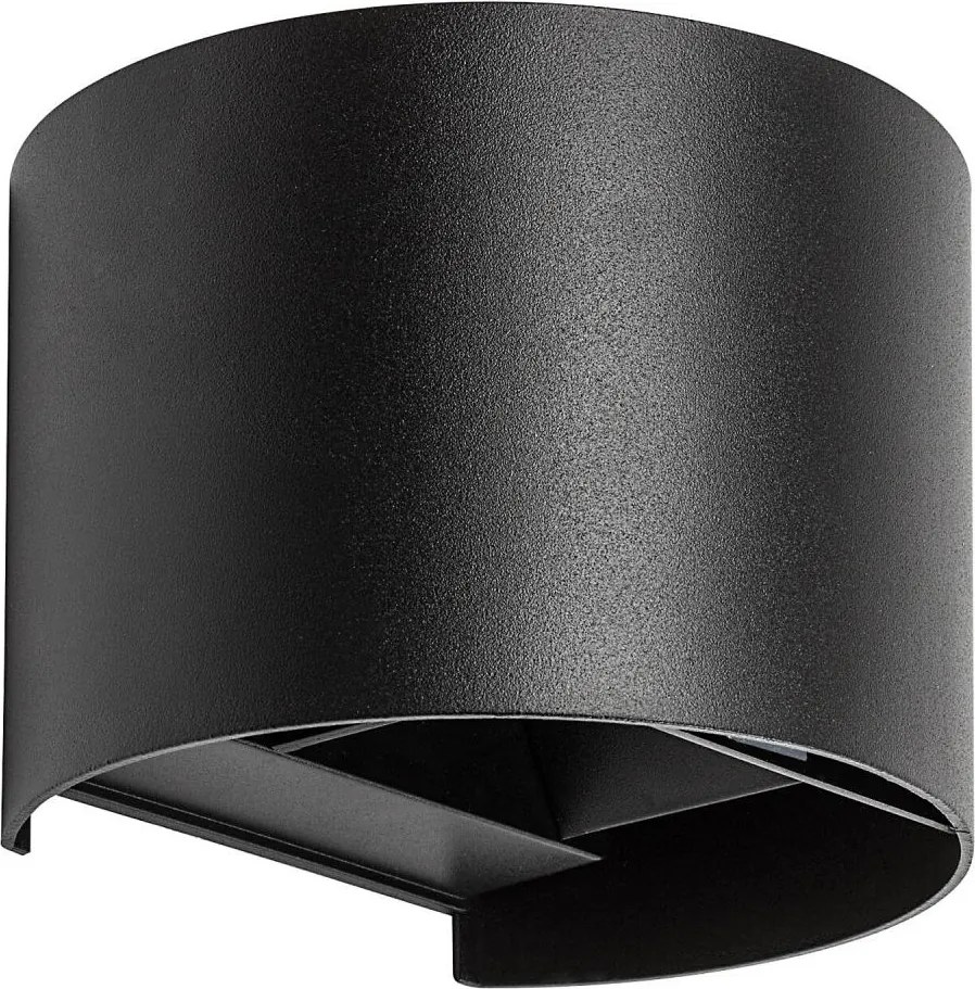 Rabalux 77218 - LED aplică de perete pentru exterior VIRNA 5W/230V 2700/4000/6500K IP54 neagră