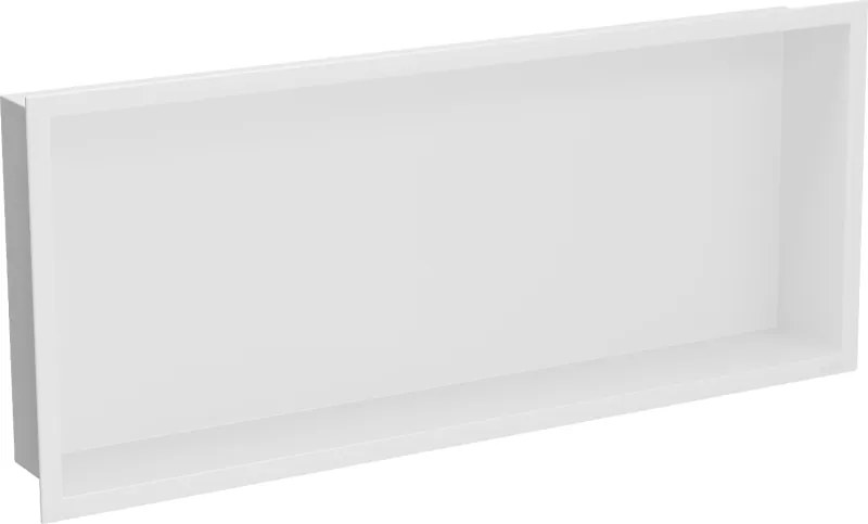 Mexen X-Wall-R raft încastrat cu flanșă 75 x 30 cm, alb - 1920753010
