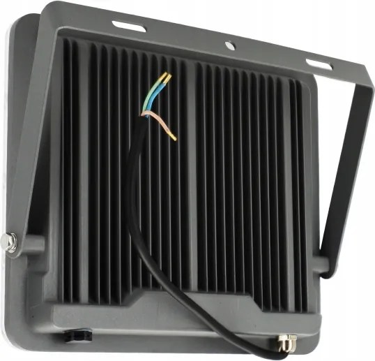 Proiector LED exterior 100 W, 230 V, 4500 K, IP65, gri