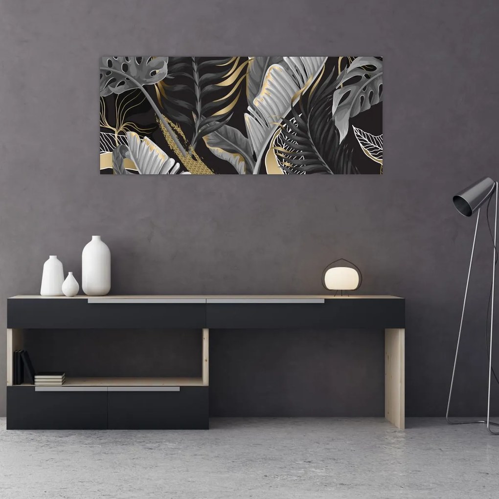 Tablou - Jungla de aur (120x50 cm)