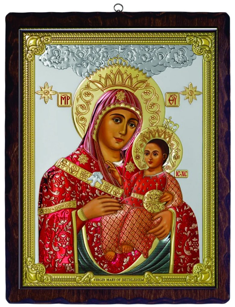 Icoana argint MD Bethlehem 28,5x37 cm