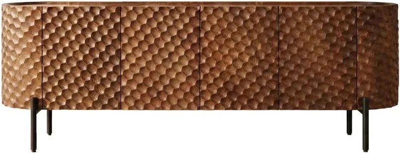 Comoda TV cu model 3D tip fagure ADLON 160cm
