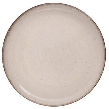 Set de veselă din porțelan, 18 piese, bej