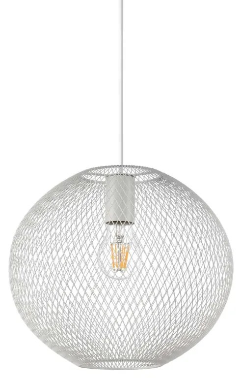 Lustra/Pendul modern design decorativ Net sp1 d29 alb