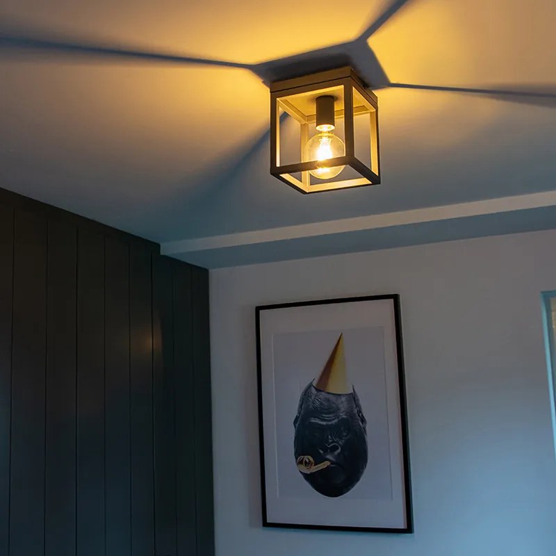 Plafoniera industriala gri inchis - Cage