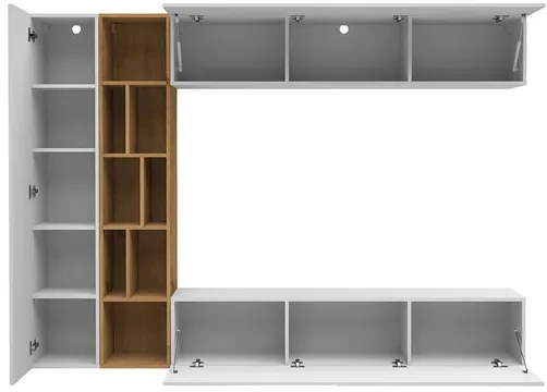 Mobilier living Lerenia (Alb + grafit) . 1104557