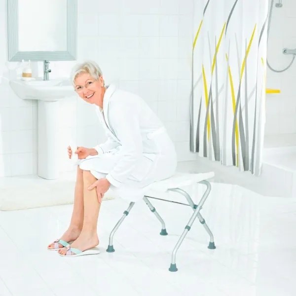 Ridder - Taburet pliabil 50x51 cm, alb