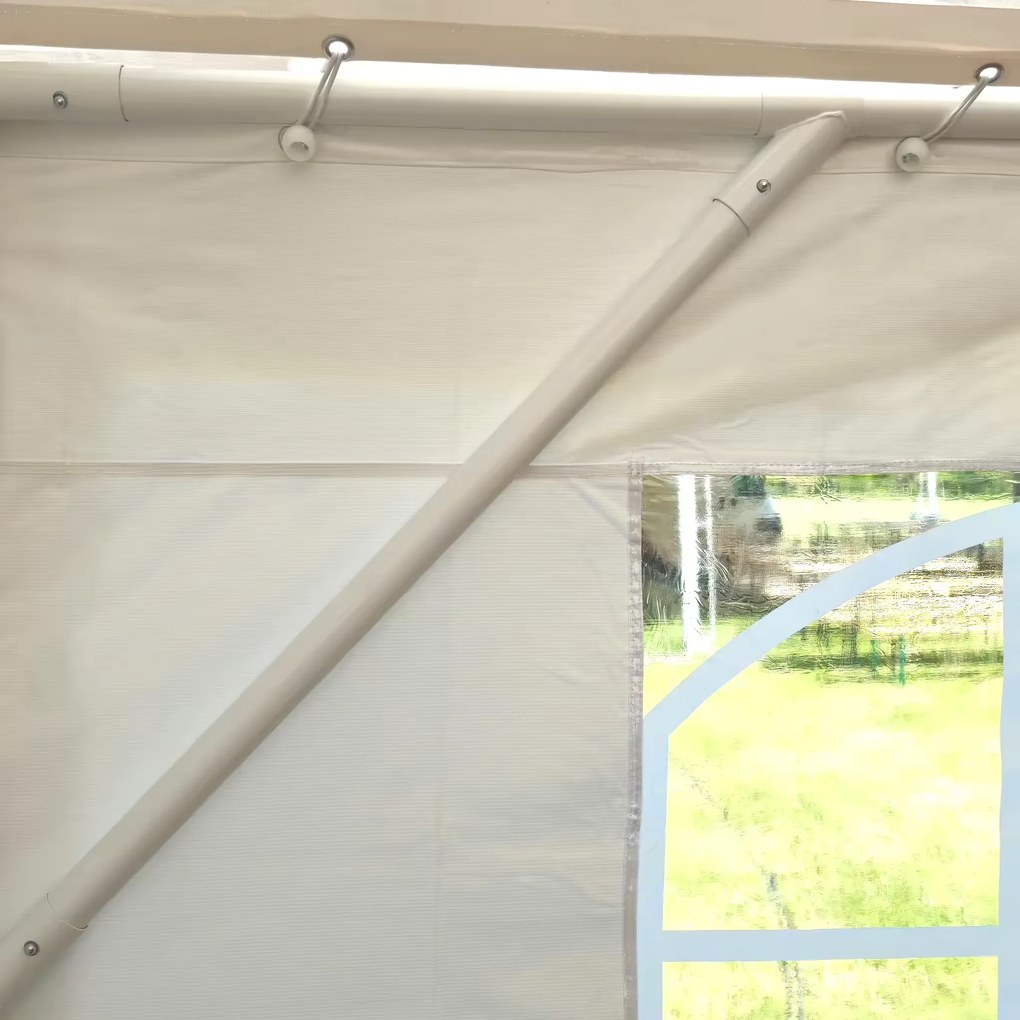 Cort de petrecere pentru nuntă 6x12 m – Luxos și stabil (260 kg) -  -
