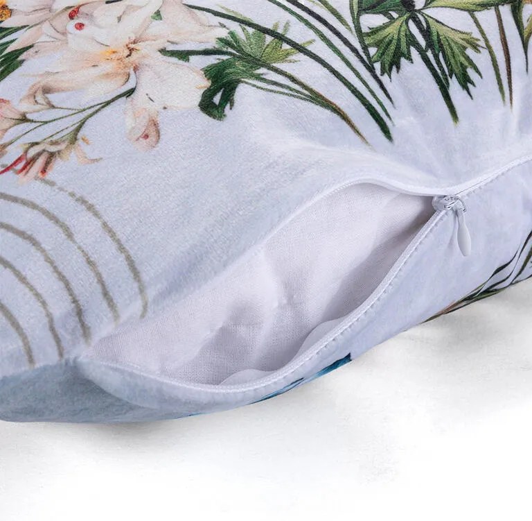 Set de 3 fețe pernuțe SPRING FLOWERS 45 x 45 cm