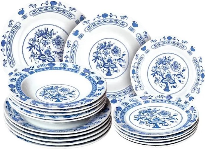 BANQUET Banquet set farfurii din porţelan ONION 18 buc