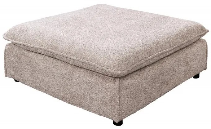 Taburete confortabil, suport pentru picioare Heaven 100cm, boucle sampanie bej