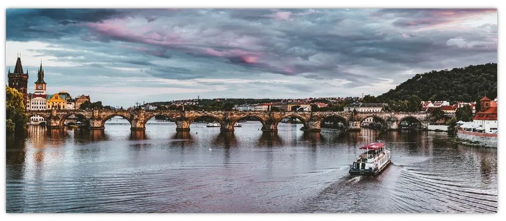 Tablou cu Vltava (120x50 cm)