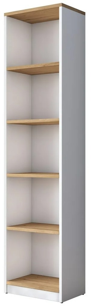 Biblioteca Hale White and Walnut