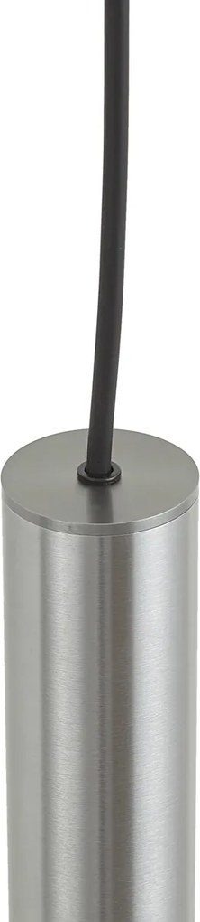 Lampă suspendată de design Gunmetal GU10 50mm IP44 - Tuba