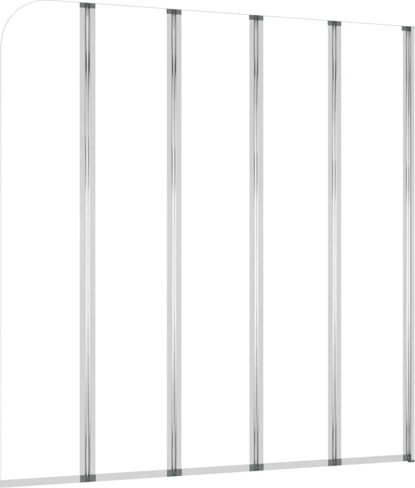 vidaXL Cabină de baie, 120 x 140 cm, sticlă securizată, transparent