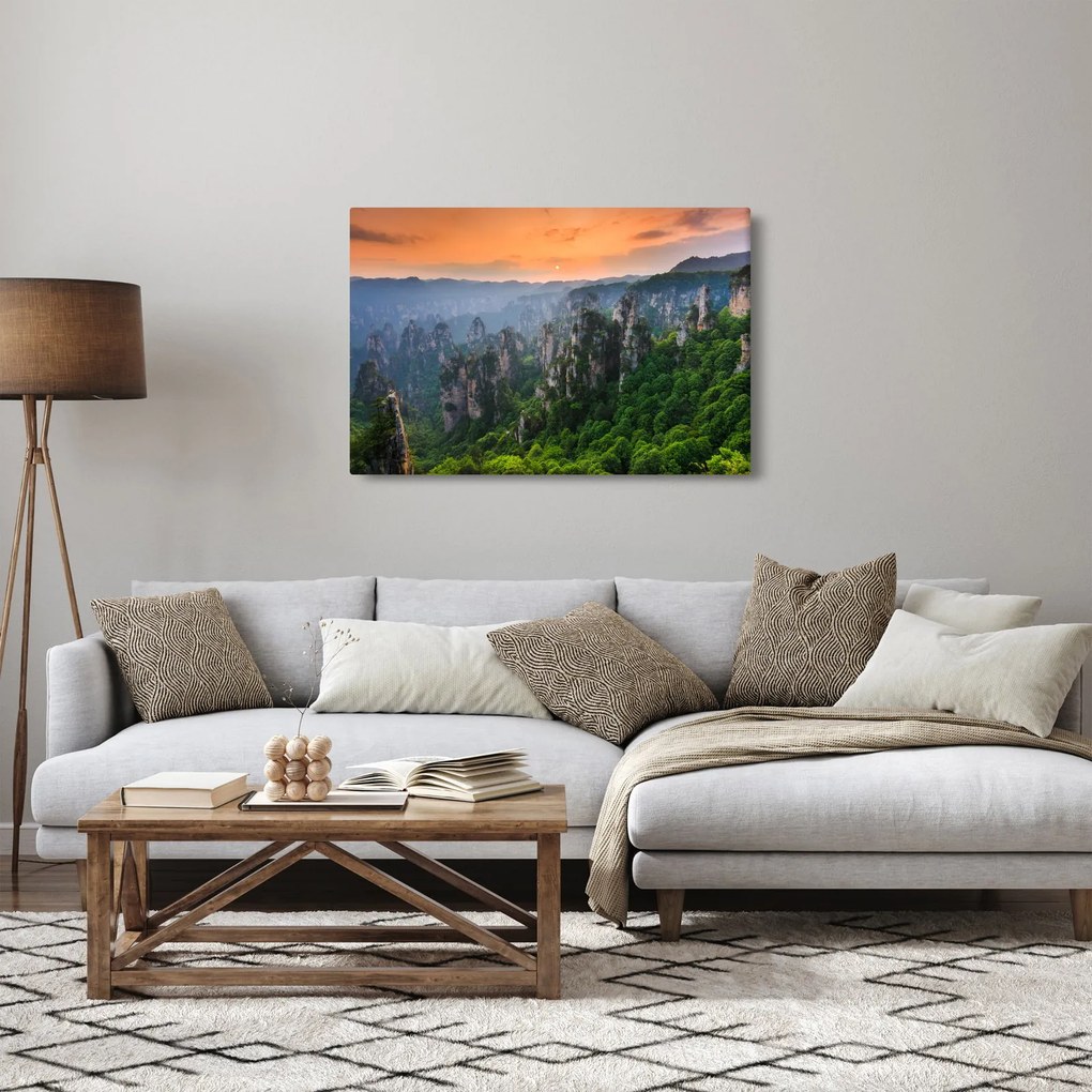 Tablou - Parcul forestier național Zhangjiajie (90x60 cm)