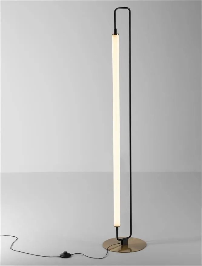 Lampa de podea LED moderna stil minimalist WETRO negru