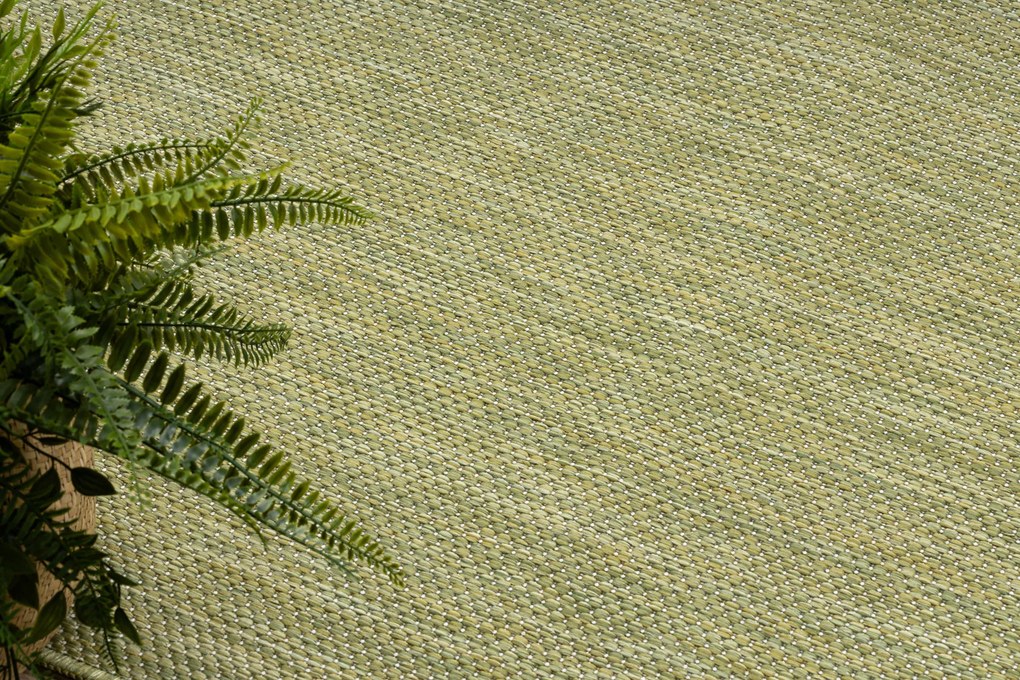 Covor, traversa SISAL SION A5165A Melanj țesute plate verde