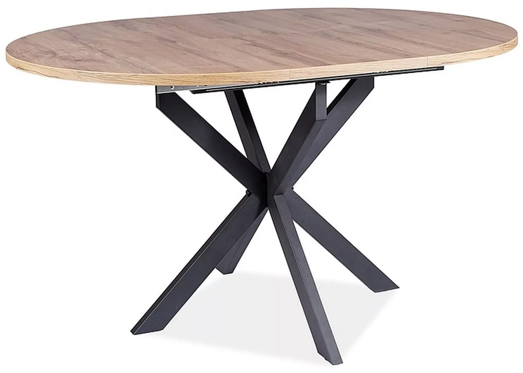 Masa extensibila de dining GASTON 100(135)X100 cm, decor stejar artisan