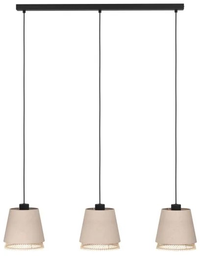 Lustră pe cablu Eglo 43976 TABLEY 3xE27/40W/230V
