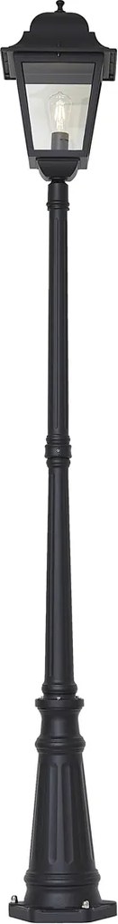 Felinar clasic de exterior negru 220cm IP44 - Big