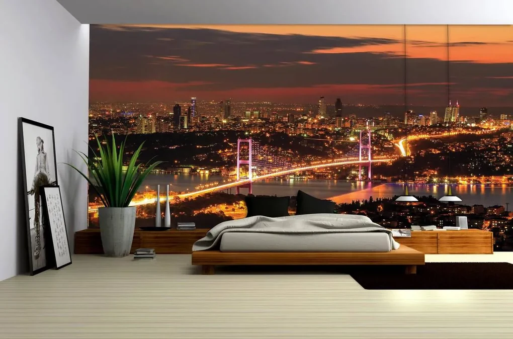 Fototapet - Privire spre River City (254x184 cm), în 8 de alte dimensiuni noi