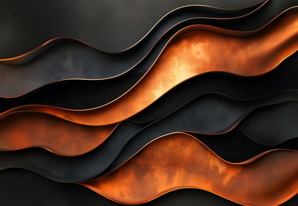 Fototapet - Abstracție metalică (147x102 cm)