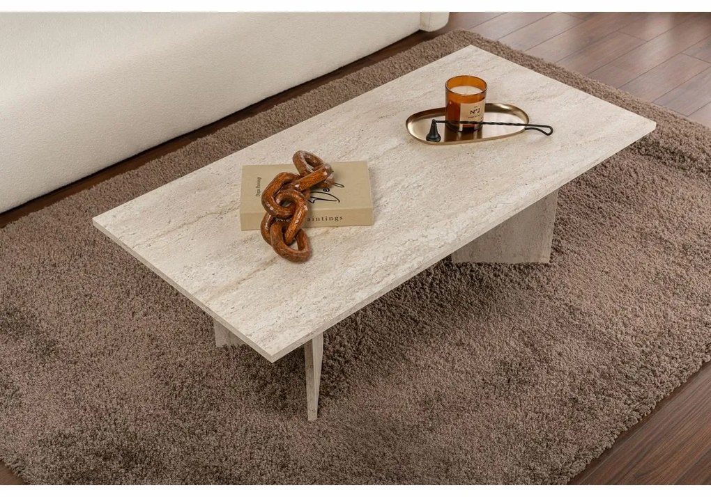 Măsuță de conferință Sabin Travertine
