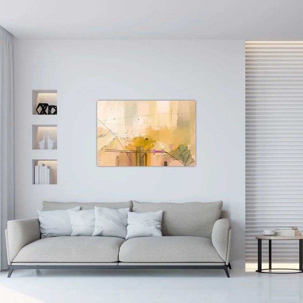 Tablou - Abstract, pictură în ulei (90x60 cm)