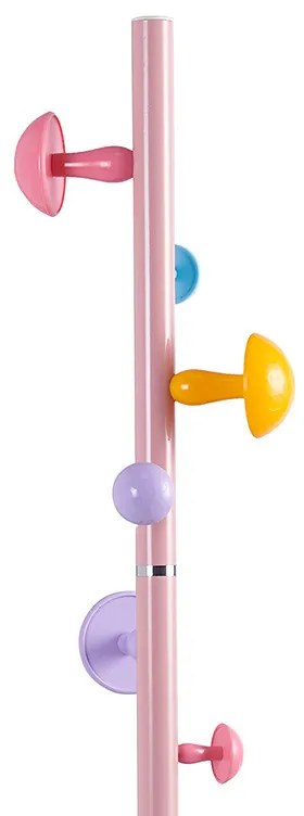 Cuier haine tip pom Violetta metal roz D31x167cm