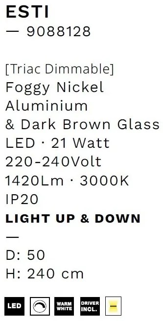 Lustra/Pendul LED design modern decorativ ESTI