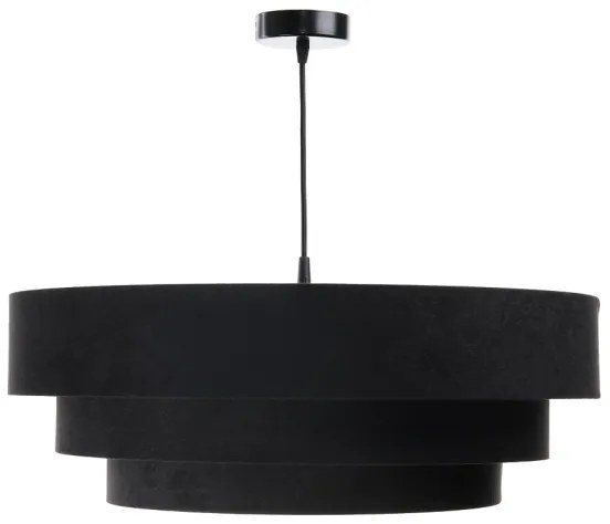 Lustr TRINITI pe cablu 1xE27/60W/230V negru/auriu