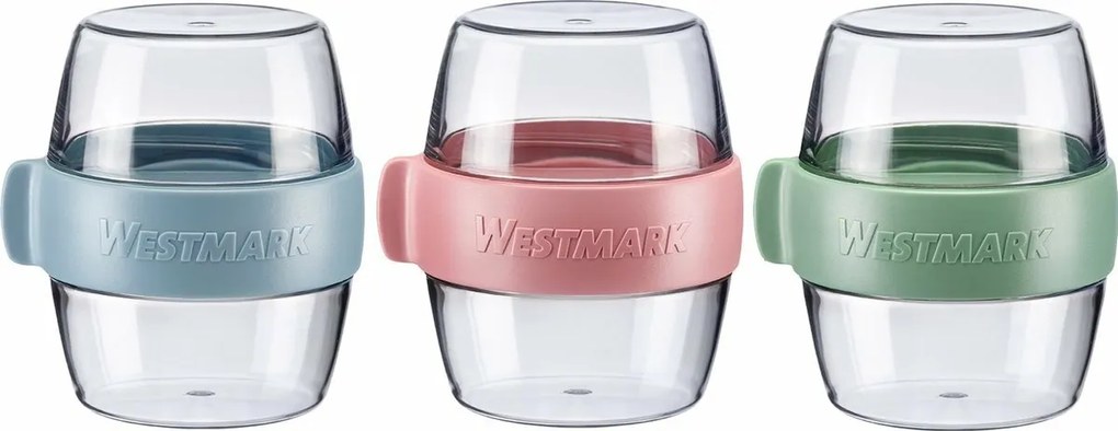 Cutie pentru gustări din două piese Westmark MINI,400 ml , roz, S
