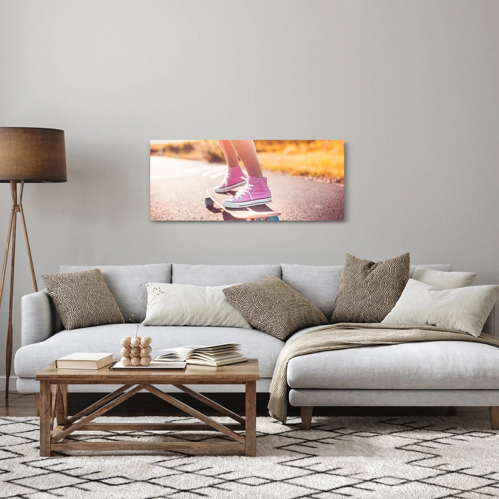 Tablou cu scateboard (120x50 cm)