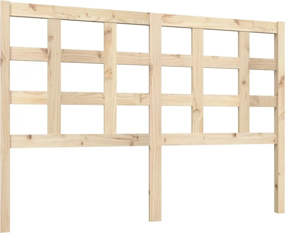 vidaXL Tăblie de pat, 140,5x4x100 cm, lemn masiv de pin