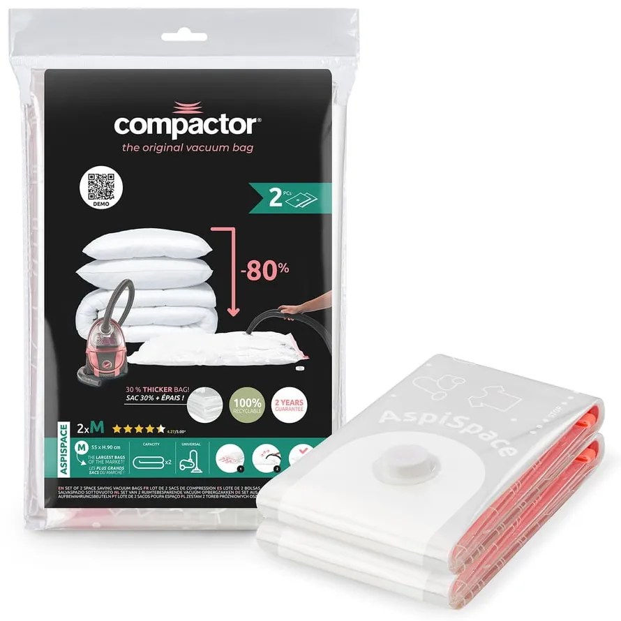 Saci de vidat 2 buc. Premium Valve M – Compactor