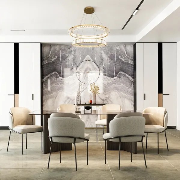 Lustră LED pe cablu Maytoni P097PL-L90G4K KRONE LED/90W/230V d. 80,5 cm auriu