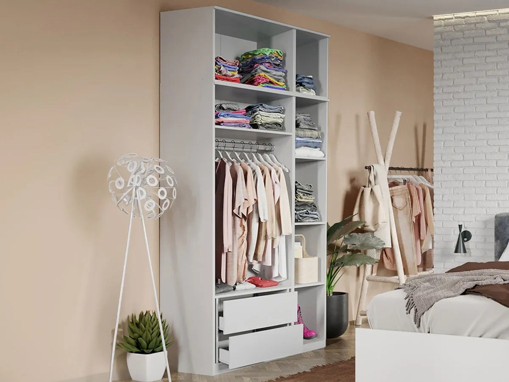 Set mobila dormitor complet Alb Nude C05