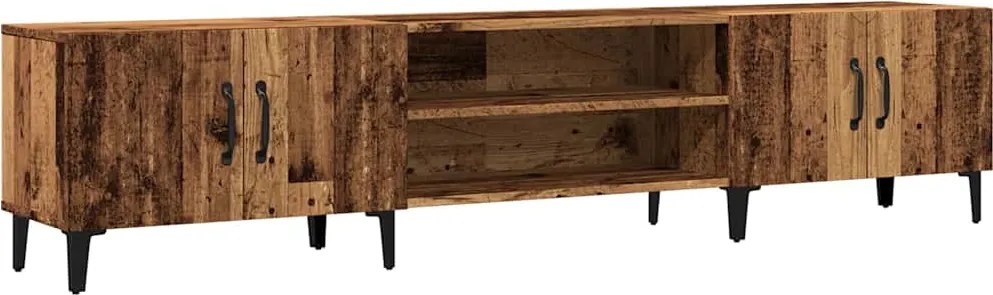 vidaXL Comodă TV, lemn vechi, 180x31,5x40 cm, lemn prelucrat