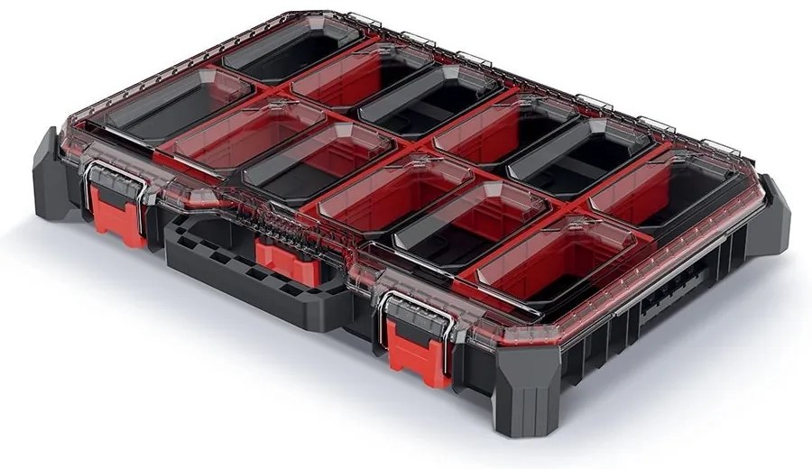 Organizator C, 54,3 cm, jos cu compartimente, negru