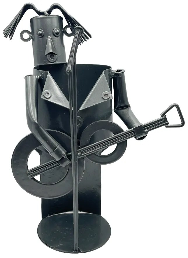 Suport pentru sticla de vin GUITARIST, 35cm