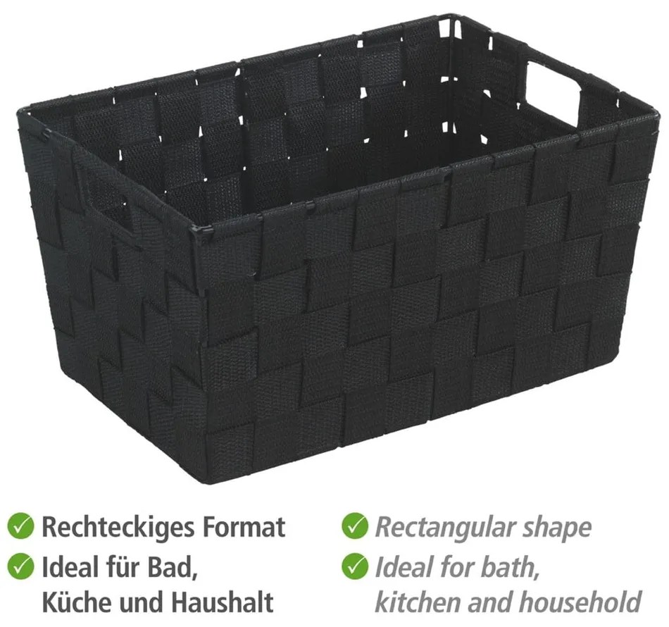 Coș Wenko Adria, 20 x 30 cm, negru