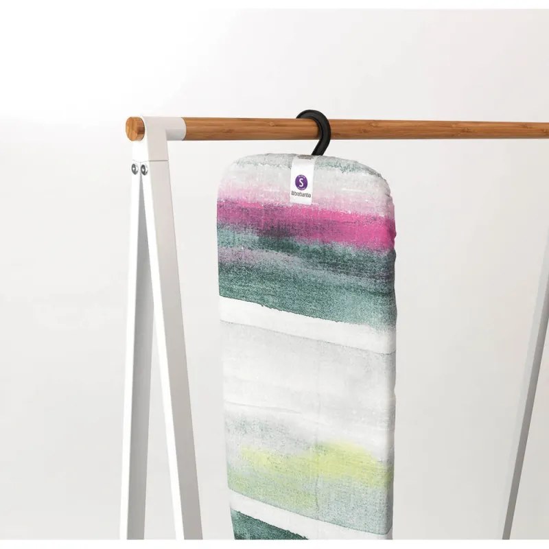 Masa de calcat Brabantia S 1000819, 95x30 cm, Compacta, Carlig de agatat, Multicolor