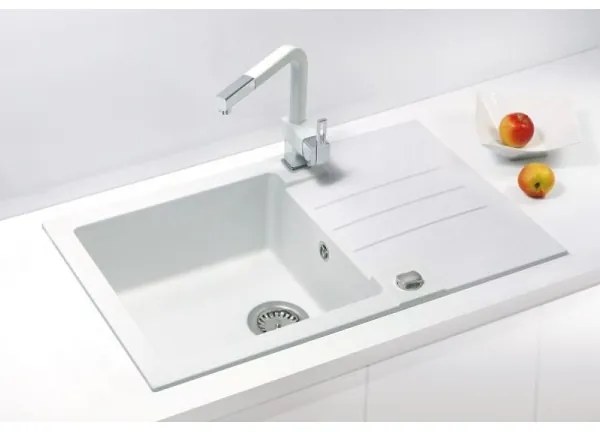 Chiuvetă de bucătărie ALVEUS 1090944 ROCK 78x48 cm alb