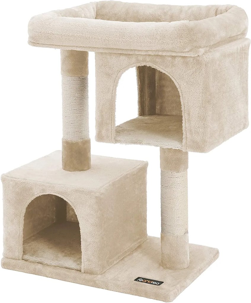 Ansamblu de joaca pentru pisici Bej 84 cm