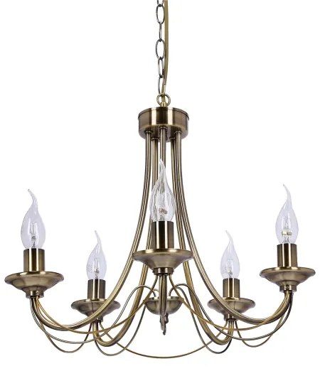 Lustră pe lanț MUZA 5xE14/40W/230V